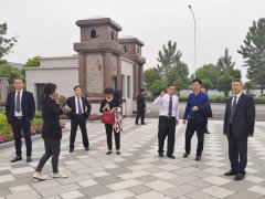 江苏盐城大丰福寿园领导来浙江suncitygroup太阳集团调研