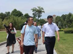 浦东水务和长桥山庄领导考察福寿园和suncitygroup太阳集团集团